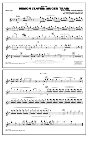 Music from Demon Slayer: Mugen Train - Flute/Piccolo