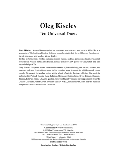 Ten Universal Duets