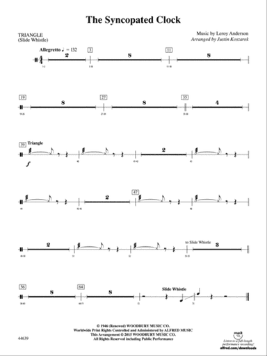 The Syncopated Clock: 2nd Percussion