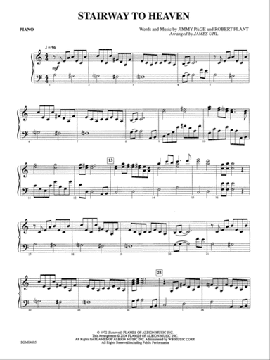 Stairway to Heaven: Piano Accompaniment