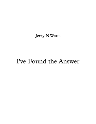 I've Found The Answer
