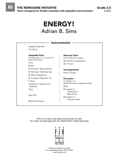 Energy!: Score