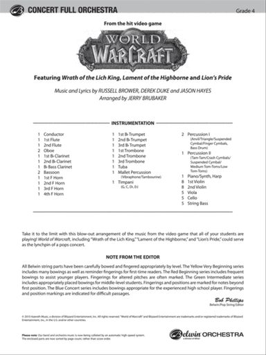 World of Warcraft: Score