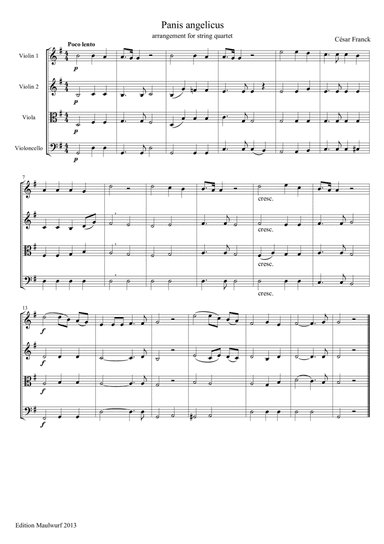 Panis Angelicus (string quartet)