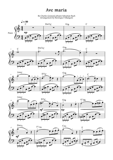 Ave Maria (Gounod/Bach)