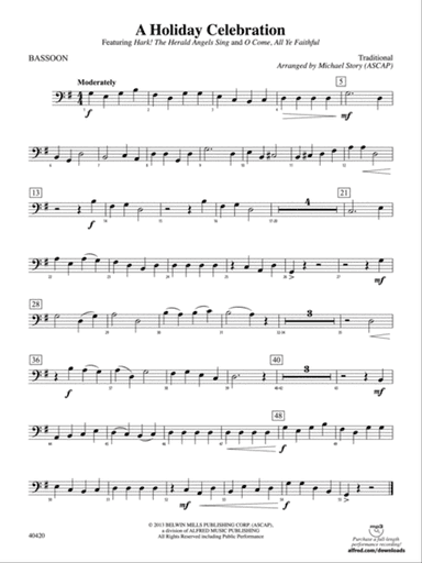 A Holiday Celebration: Bassoon