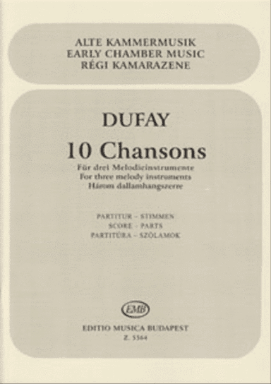 10 Chansons für drei Melodie-Instrumente (Blockf
