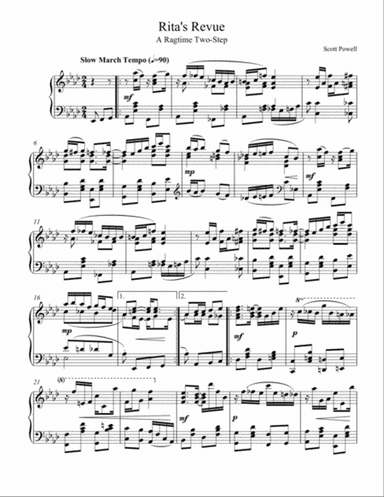 Rita's Revue (A Ragtime Two-Step)