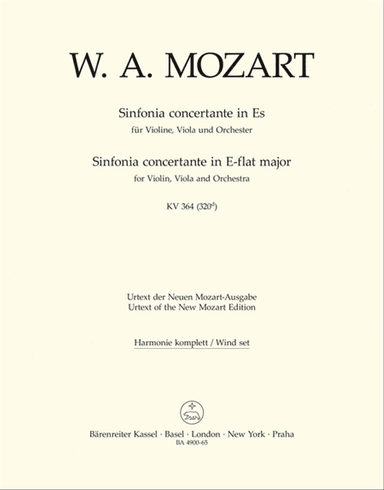 Sinfonia concertante for Violin, Viola and Orchestra E flat major, KV 364 (320d)