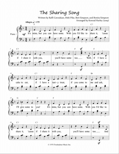 The Sharing Song
