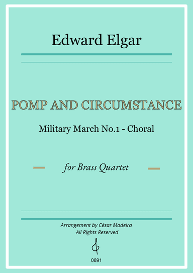 Pomp and Circumstance No.1 - Brass Quartet (Individual Parts)