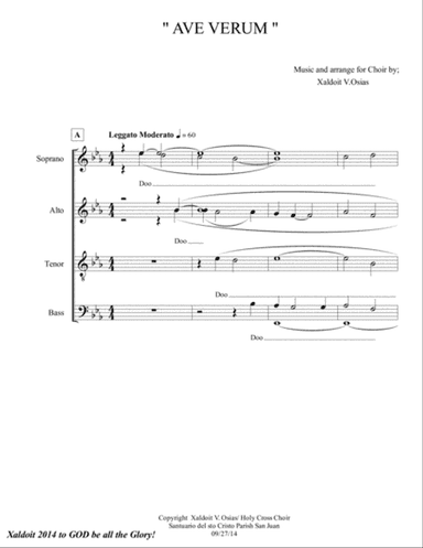 Ave Verum Corpus - Musicam Sacram