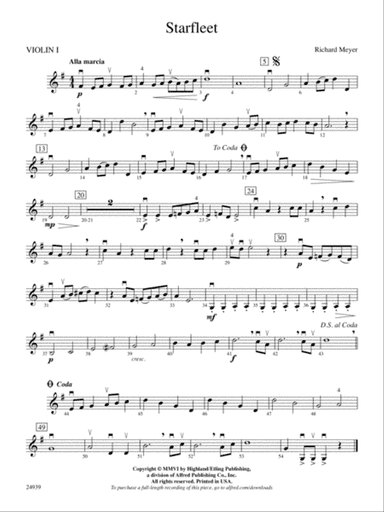 Starfleet: 1st Violin