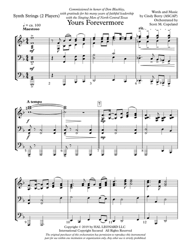 Yours Forevermore - Keyboard String Reduction