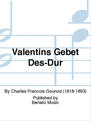 Valentins Gebet Des-Dur