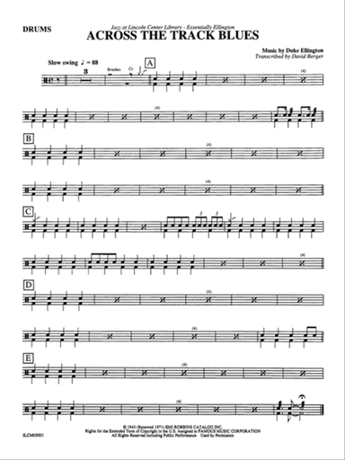 Across the Track Blues: Drums