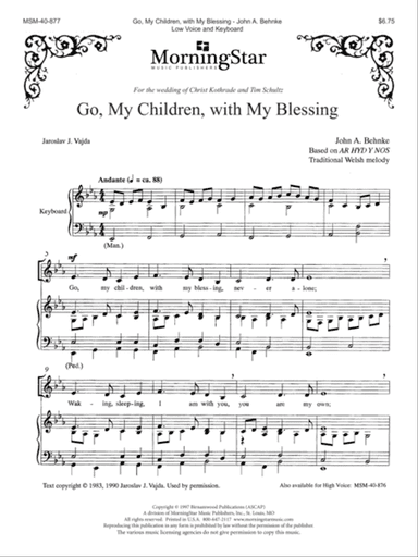 Go, My Children, with My Blessing (Downloadable)