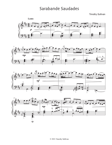 Sarabande Saudades