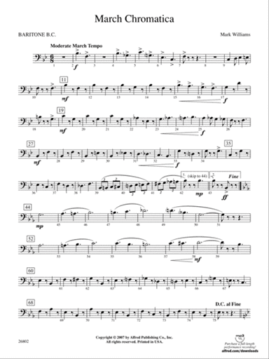 March Chromatica: Baritone B.C.
