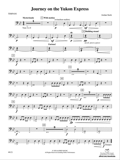 Journey on the Yukon Express: Timpani