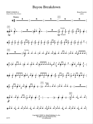 Bayou Breakdown: 4th Percussion