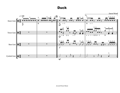 Duck (Drumline Cadence)