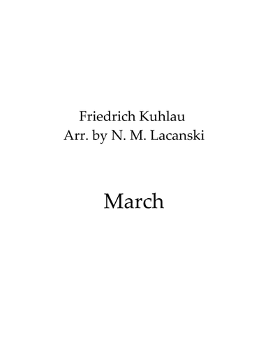 March
