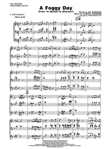 Jazz Combo Pak #16 - C Instruments