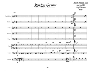 Monday Mornin'- Score