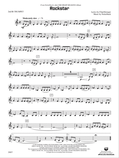 Rockstar: 2nd B-flat Trumpet