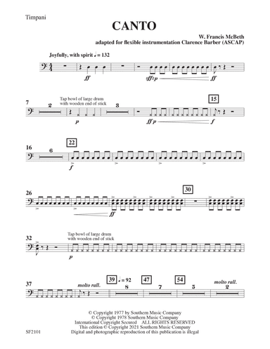 Canto - Timpani