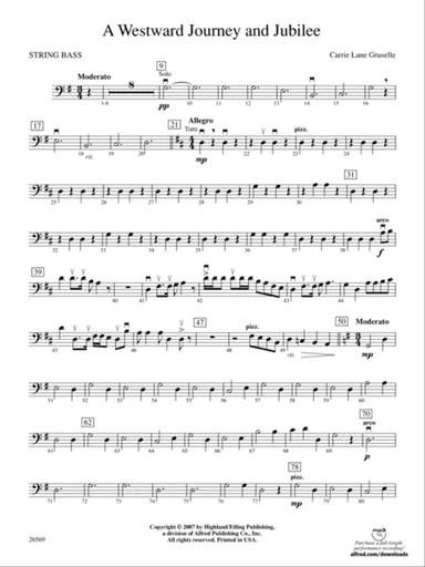 A Westward Journey and Jubilee: String Bass