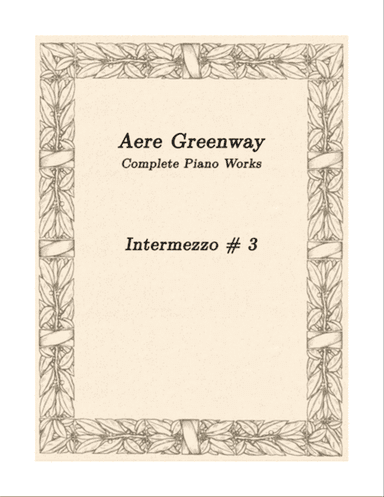 Intermezzo # 3