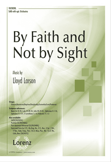 By Faith and Not by Sight