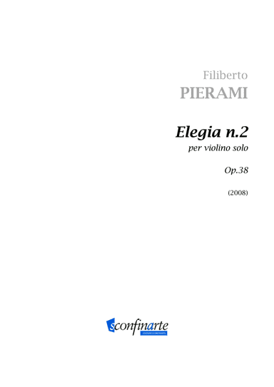 Filiberto Pierami: ELEGIA N.2 Op.38