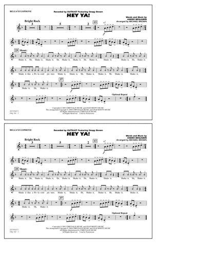 Hey Ya! (arr. Michael Brown) - Bells/Xylophone