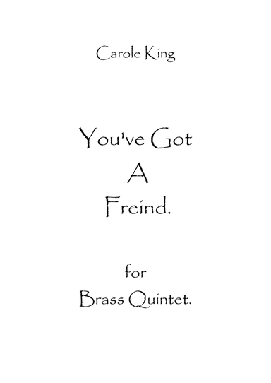 You've Got A Friend