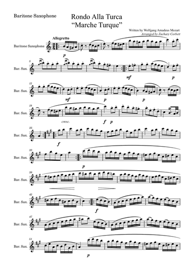 Rondo Alla Turca (Turkish March)