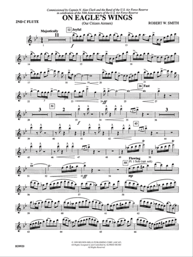 On Eagle's Wings: 2nd Flute