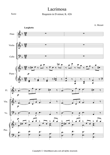 Mozart: Requiem K.626 6.Lacrimosa