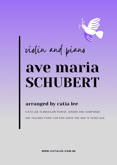 Ave Maria - for violin and piano Bb Major