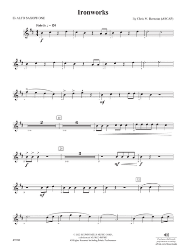 Ironworks: E-flat Alto Saxophone
