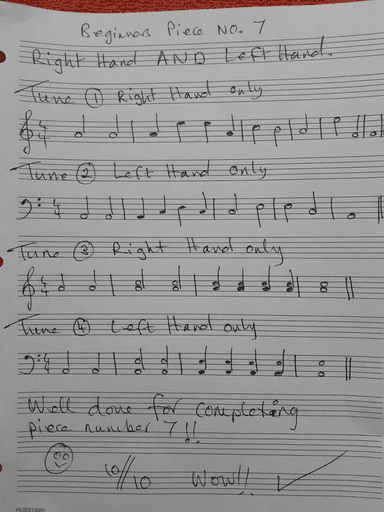 BEGINNER PIECE NUMBER SEVEN