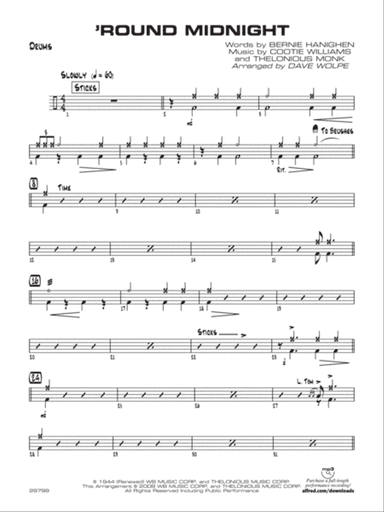 'Round Midnight: Drums
