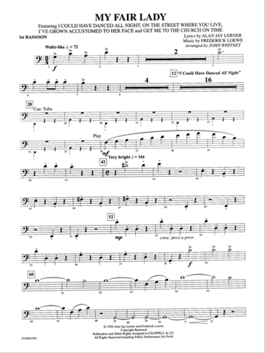 My Fair Lady (Medley): Bassoon
