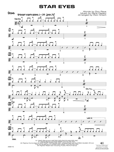 Star Eyes: Drums