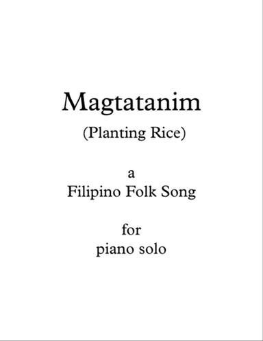 Planting Rice (Magtatanim)