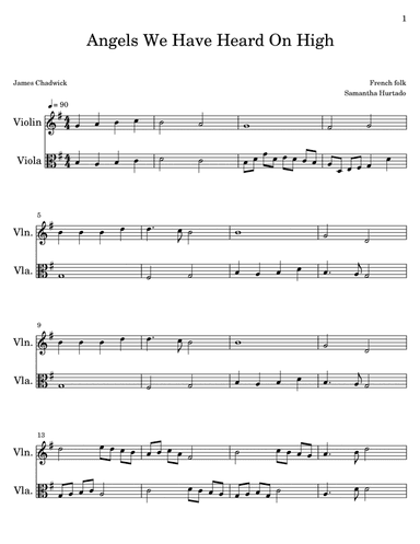 Angles We Have Heard on High