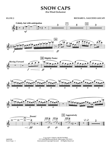 Snow Caps - Flute 2