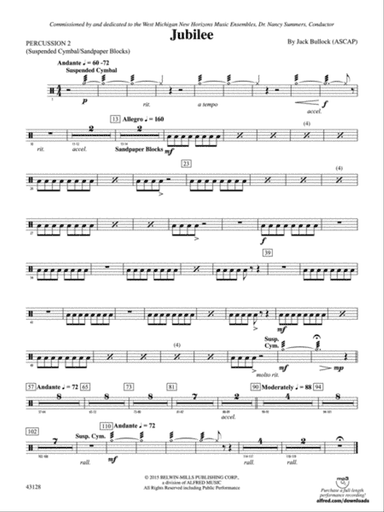 Jubilee: 2nd Percussion